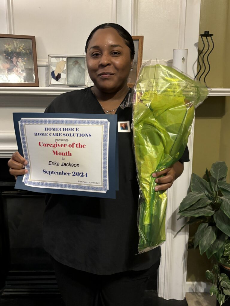 Erika J, our Caregiver of the Month for Sep 2024.