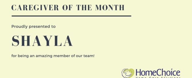 Erika, our Caregiver of the Month for December 2024.